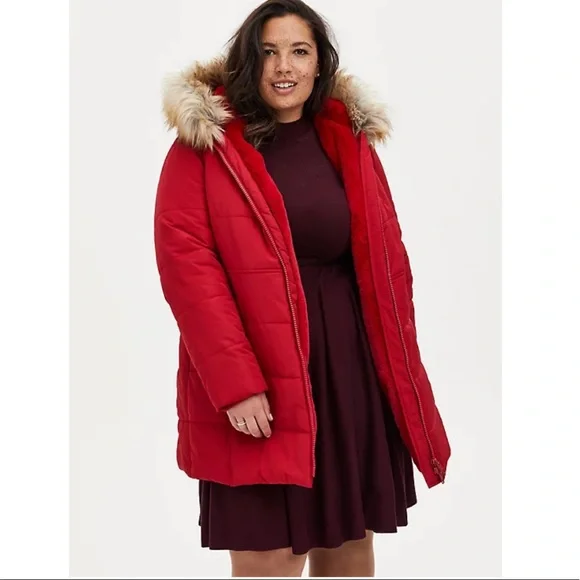 Torrid women's winter coats online